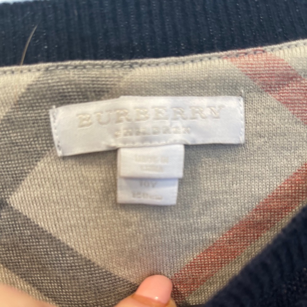 Burberry Boys Sweater Size10.Paid over $250
